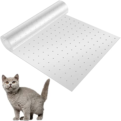 BAODBF Kratzschutz für Sofa, Katze, PVC, Anti-Kratzer, Teppichschutz, Kratzschutz, Kratzschutz, Katzenteppichschutz für Sofa, Tisch (38 x 110 cm) von BAODBF