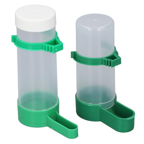 10-teiliges Vogelkäfig-Wasserspender-Set, Automatischer Papageien-Wasserspender mit Clips für Papageien, Wellensittiche, Nymphensittiche, Sittiche von BAOFUYA