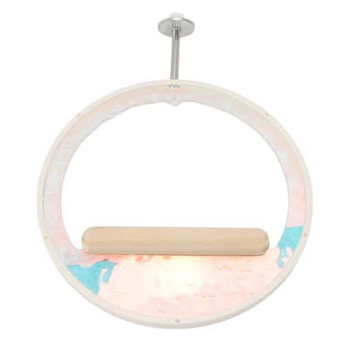 Acrylpapageien Circle Swing Barch, Exquisite Handwerkskunst Einfache Installation Raumsparung Vogelkäfig Hanging Swing Perch -Perch von BAOFUYA