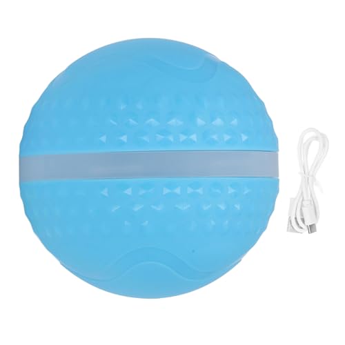 BAOFUYA Aktives Rollball-Hundespielzeug, Interaktives Hundespielzeug, Hundeball, Wasserdichtes Design, Automatisches Rollball-Spielzeug, Hunde-Rolleffekt, Tennisball für Welpen, Kleine, von BAOFUYA