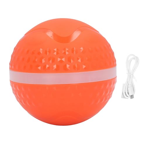 BAOFUYA Aktives Rollball-Hundespielzeug, Interaktives Hundespielzeug, Hundeball, Wasserdichtes Design, Automatisches Rollball-Spielzeug, Hunde-Rolleffekt, Tennisball für Welpen, Kleine, von BAOFUYA