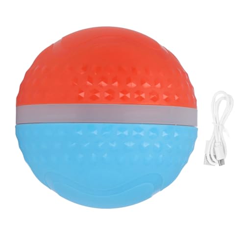 BAOFUYA Aktives Rollball-Hundespielzeug, Interaktives Hundespielzeug, Hundeball, Wasserdichtes Design, Automatisches Rollball-Spielzeug, Hunde-Rolleffekt, Tennisball für Welpen, Kleine, von BAOFUYA