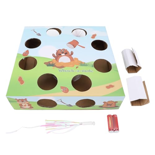 BAOFUYA Cat Box Interactive Toy, Automatische Selbstunterhaltung Spielzeugkatze Jagdbox Puzzlespielzeug für Kätzchen Katzenbesitzer Haustiere von BAOFUYA