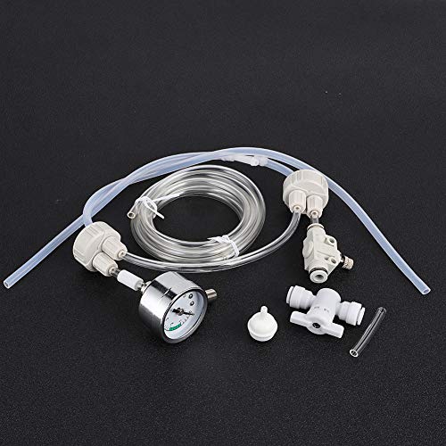 BAOFUYA DIY CO2-Generator-System-Kit, Weißes DIY-Aquarium mit Pflanzentank CO2-System Pro Tube Valve Gauge Bottle Cap Kit von BAOFUYA