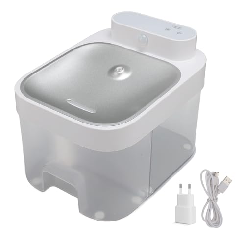 Haustier-Wasserspender, Automatische App-Steuerung, Haustier-Trinkbrunnen, Transparenter 3-Liter-Katzenwasserbrunnen mit Geräuscharmem Haustier-Wasserspender mit Großer Kapazität von BAOFUYA