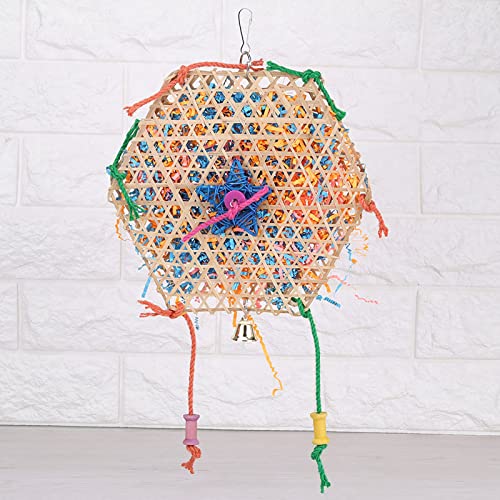 BAOFUYA Helle Farbe, Sicher zu Kauen, Zum Naturpapageispielzeug mit Natürlichen Bambus und Papiermaterial Zurückzukehren, Zahn Gesund, Geeignet für Haustiervogelkäfig, Kauspielzeug für Papageien BAOFUYA Helle Farbe, Sicher zu Kauen, Zum Naturpapageispielzeug mit Natürlichen Bambus und Papiermaterial Zurückzukehren, Zahn Gesund, Geeignet für Haustiervogelkäfig, Kauspielzeug für Papageien von BAOFUYA