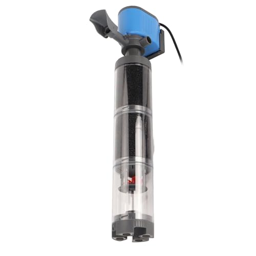 BAOFUYA Interner Aquarium Leistungsfilter, Leistungsstarke Tauchpumpe mit Großer Wasserrate für die Reinigung von Salzwasser Süßwasserfischmist(35W) (EU-Stecker 220 V) von BAOFUYA