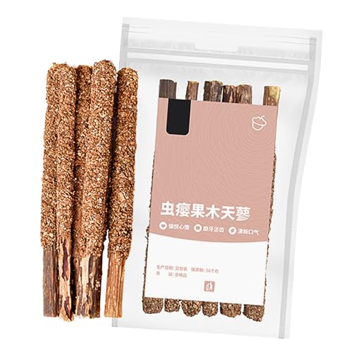 BAOFUYA Katzen-Katzenminze-Sticks, Zahnreinigung, Silvervine Kausticks, Kätzchen-Kaustick-Spielzeug Zum Spielen und Entspannen von Katzen Im Innenbereich (Gallenfruchtgeschmack) von BAOFUYA