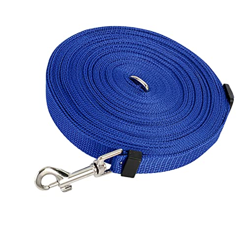 Trainingsleine für Hunde, Tragbare Hundetrainingsleine, Strapazierfähiges Geflochtenes Seil für das Training von Haustieren (Blau) von BAOFUYA