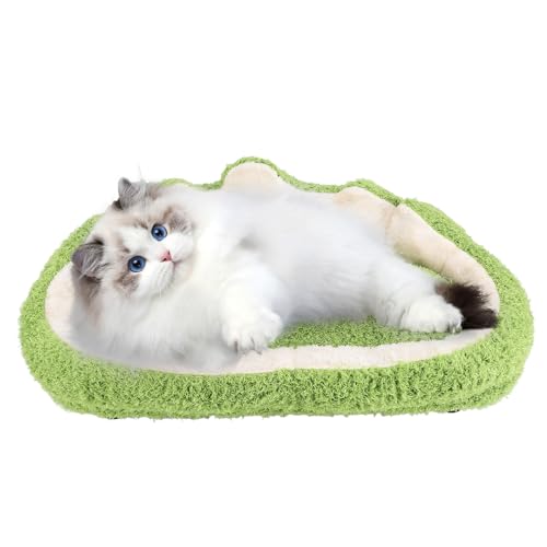 BAOFUYA Weiches Plüsch-Haustierbett, Warm und Verbesserter Komfort, Stabile Struktur, Multifunktionales Design, Geräumiges Grünes Haustier-Schlafsofa für Katzen und Hunde (Green) von BAOFUYA