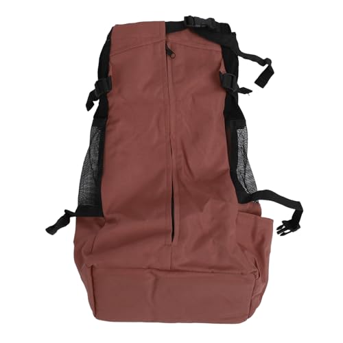 Haustier-Außentrage-Rucksack, Verschiedene Anpassungen, Stabiles und Komfortables, Belüftetes Mesh-Design, Grün, Vorne und Hinten, Haustier-Tragetasche für Wandern, Radfahren von BAOFUYA