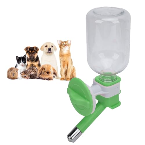 Haustierwasserflasche Hängen, 300 Ml Kapazitätsraum Rettungssparende Zwinger -Trinker -Kaninchenkessel -Feeder für Katzen Hunde und Kleine Tiere (BAOFUYAo7i28k6res-11) von BAOFUYA