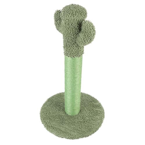 Katze Kratzerpfosten, Natur Sisal Tall Cat Scratch Post Sisal Cat Crobker Verbessert das Kratzer von Katzen für Innenkatzen mit Baumelnden Ballspielzeug von BAOFUYA