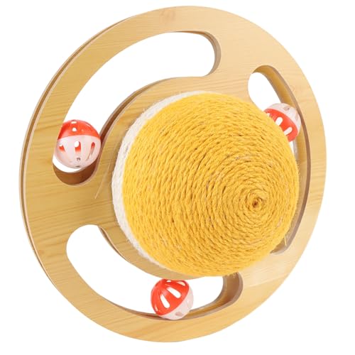 Kratzball-Spielzeug für Katzen aus Sisal, Stabile Struktur aus Sisal, Verbesserte Übung, Stilvoller Look, Kratzball für Katzen für Verbesserte Übungen, Stilvoller Look, Stabile von BAOFUYA