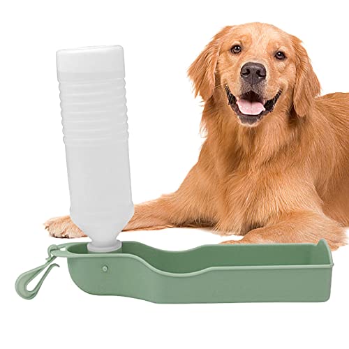 BAOK Hundespaziergang-Reiseflasche | Haustier-Reisewasserspender | Auslaufsicheres, tragbares Hundezubehör für den Trinknapf für Haustiere im Freien – Camping, Katze, Kaninchen, Wandern von BAOK