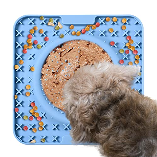 BAOK Katzenleckmatte - Silikon-Futtermatte für Hunde, Katzen,Gesunder Slow Food Futternapf für kleine, mittelgroße Hunde und Katzen von BAOK