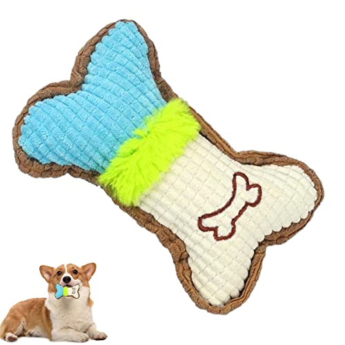 BAOK Kauspielzeug für Hunde - Quietschendes Beißspielzeug, Kauspielzeug für Welpen | Weiches Hundespielzeug mit Quietscher, interaktives Hundespielzeug für Welpen und Hunde von BAOK