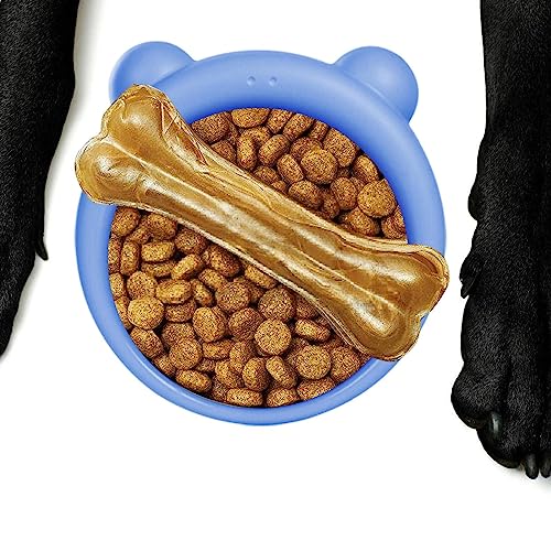 Hundenapf Slow Feeder | Großer Slow Feeder Hundenapf - Runde Futterplatte mit Futtermatte, Silikon-Leckkissen für Hunde, Trainingshilfen für die Verdauung von Welpen Baok von BAOK