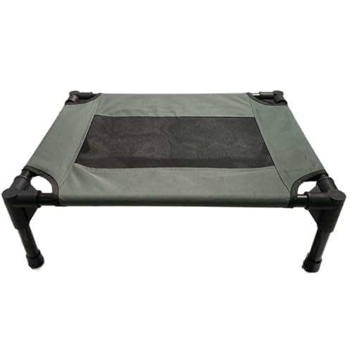 Hundeliege Haustier-Campingbett, Hundehütte, Hundebedarf, atmungsaktiv, abnehmbar und waschbar, Trainings-Hochbett, großes Hunde- und Katzenbett Haustierbett(B,XL 122 * 72 * 21CM) von BAOSHUPINGY