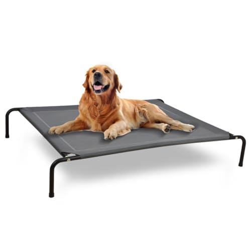 Hundeliege Hundehütte Universal Four Seasons Abnehmbares und waschbares Hundebett Haustier Outdoor Sommer Schlaflagerbett Haustierbett(M) von BAOSHUPINGY