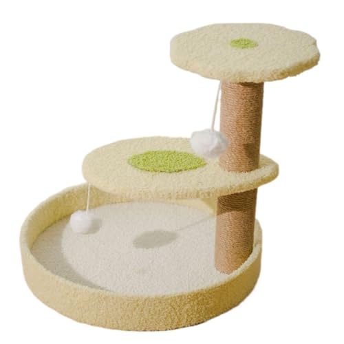 Kratzbaum Katzenklettergerüst, All-in-One-Katzennest, Kein Platzbedarf, Kleine Katzen-Selbstunterhaltung, Katzenkratzbaum Kratzbaum FüR Katzen (Color : Green) von BAOSHUPINGY