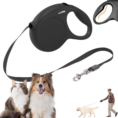 Ausziehbare Leine für Hunde,Rollleine Hundeleine 5m,Leine Hundeleine Einziehbar,Hundeleine für Hunde,Hundeleine Ausziehbar mit Griff,Dog Leash,Verhedderungsfreie Ausziehbare Hundeleine,Flexileine von BAOSROY