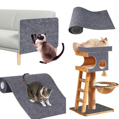 Selbstklebend Kratzmatte Katze,30cm*100cm Selbstklebend Kratzteppich Katze,Kratzmatte Katze,Kratzbretter Katze Wand,Kratzbrett Katzen,Katzen Kratzwand,Katzenkratzbretter,Kratzbrett Katzen Kratzschutz von BAOSROY