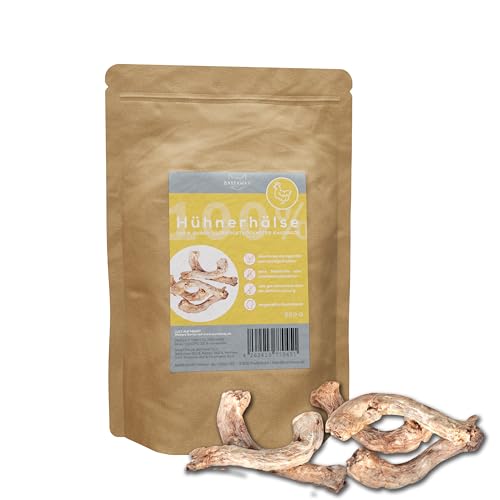 BARFAWAY Hühnerhälse, gefriergetrockneter Kausnack für Hunde, 100% natürlich ohne Zusätze, Deutsche Herstellung, geruchsneutral, 250 g von BARFAWAY