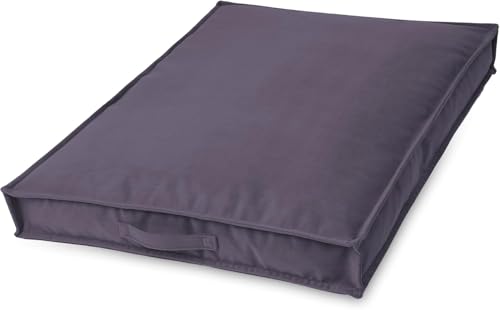 BARRY & LUCY ® Hundebett Grosse Hunde- orthopädisch Hundematte Hundematratze flauschig Haustierbett waschbar M 90x70cm, violett von BARRY & LUCY