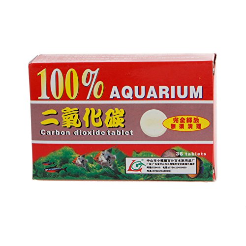 BAYORE 36 Stück Aquarium CO2-Tabletten Kohlendioxid Diffusor Für Lebendes Wasser Gras Hydrokultur Aquarien Zubehör Proteinfutter von BAYORE