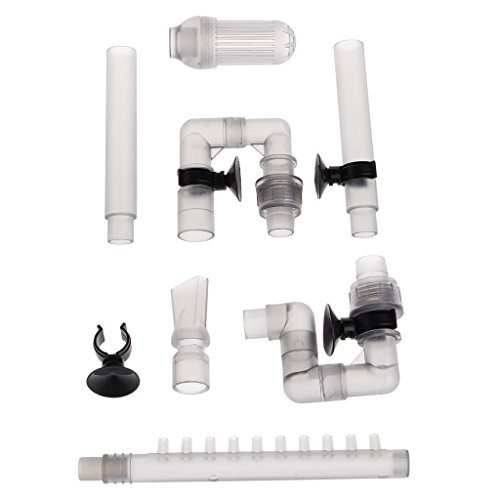 BAYORE Aquarium Außenfilter Zubehör Zufluss Und Abfluss Set Für Aquarien Kanisterfilter Passend Zu 12-mm Schlauch Schlauchanschlüssen Adapter Gartenwasser Schnellschläuche Anschluss Doppelt Weiblich von BAYORE