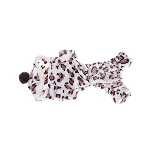 BAYORE Entzückendes Cartoon Leoparden Haustierkostüm Kapuzenpullover Warme Outfits Stoff Leoparden Themen Hunde Halloween Neujahrskostüm Hundekleidung Für Große Hunde Jungen Ausverkauf von BAYORE