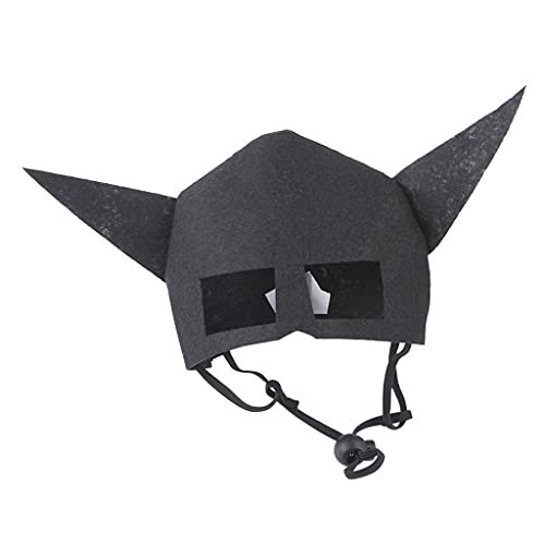 BAYORE Hunde Fledermaus Halloween Kostüme Für Hunde Und Katzen Haustier Fledermaus Kostüm Verstellbare Geheimnisvolle Schwarze Kappe Haustier Halloween Kostüme Für Katzen Jungen Mädchen Kleine von BAYORE