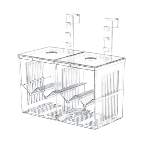 BAYORE Fishtank Hatchery Inkubator Aquarium Kleine Zuchtbox Klare Züchter Isolations Brutboxen Mit Saugnapf Acryl Fischzuchtbox von BAYORE