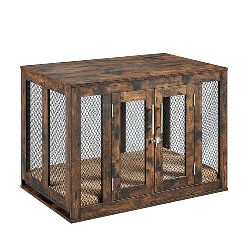 Moderne Hundehütte Haustierkäfig für mittelgroße Hunde Holz Indoor Hundekäfig Schrank Multifunktional Hundehaus TV Schrank Tierkäfig Hundebox für Mittelgroße Kleine Hunde bis zu 73kg. ( Color : Classi von BAYTEWJX