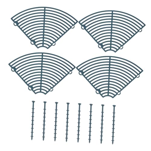 BAZEITFLOW 1 Satz Bodenabdeckung für Blumentöpfe Blumentopf Anlage Haustier pflanzenschutzhaube pflanzenschutzgitter Bodendecker für Zimmerpflanzen Gitterabdeckung für Blumentöpfe Abs Green von BAZEITFLOW