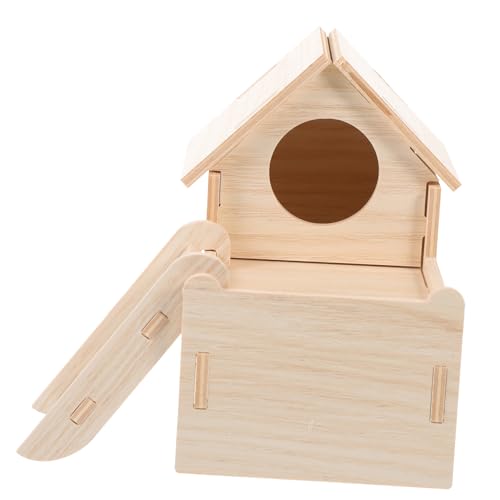 BAZEITFLOW 1satz Hamsterhaus Aus Holz Natürlicher Rückzugsort Für Kleintiere Stabile Und Sichere Hütte Für Hamster Und Meerschweinchen Zum Spielen Schlafen Und Entspannen Attraktives BAZEITFLOW 1satz Hamsterhaus Aus Holz Natürlicher Rückzugsort Für Kleintiere Stabile Und Sichere Hütte Für Hamster Und Meerschweinchen Zum Spielen Schlafen Und Entspannen Attraktives von BAZEITFLOW