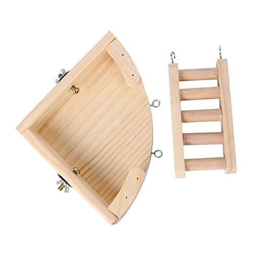 BAZEITFLOW 1Stück Hamsterleiter Lustige Kletterleiter für Hamster aus Stabilem Holz Fördert Gesundheit und Bewegung für Hamsterkäfig Zubehör Beige BAZEITFLOW 1Stück Hamsterleiter Lustige Kletterleiter für Hamster aus Stabilem Holz Fördert Gesundheit und Bewegung für Hamsterkäfig Zubehör Beige von BAZEITFLOW