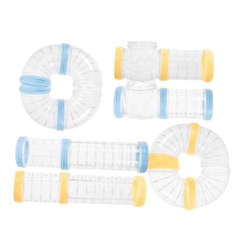 BAZEITFLOW 2 Sätze Hamster Tunnel DIY Verbindungstunnel für Hamsterkäfig Transparente Röhren für Spielmöglichkeiten zur Erweiterung Lebensraums Bewegung und Entdeckung BAZEITFLOW 2 Sätze Hamster Tunnel DIY Verbindungstunnel für Hamsterkäfig Transparente Röhren für Spielmöglichkeiten zur Erweiterung Lebensraums Bewegung und Entdeckung von BAZEITFLOW