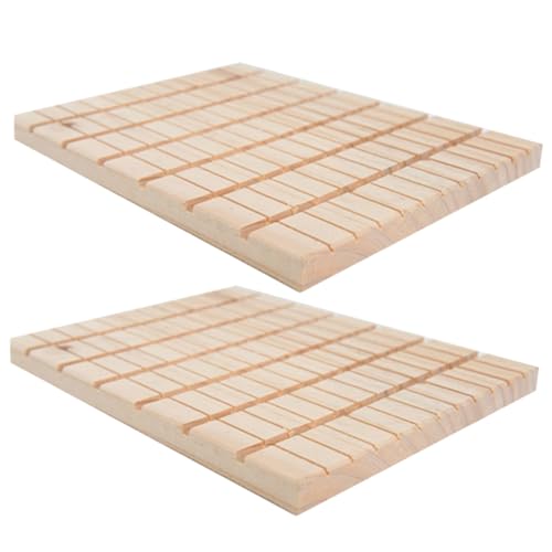 BAZEITFLOW 2 Stück Holz Kratzbrett für Kleine Haustiere Natürliches Kaninchen Krallenschleifbrett mit Glatter Oberfläche für Nagetiere Hamster Frettchen und Meerschweinchen zur Krallenpflege BAZEITFLOW 2 Stück Holz Kratzbrett für Kleine Haustiere Natürliches Kaninchen Krallenschleifbrett mit Glatter Oberfläche für Nagetiere Hamster Frettchen und Meerschweinchen zur Krallenpflege von BAZEITFLOW