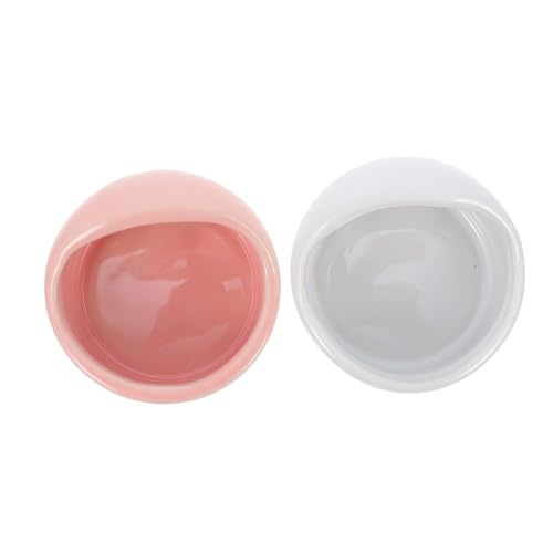 BAZEITFLOW 2 Stück Keramik Hamster Futternapf Teilig Waschbar Umkippen Kleine Nagetier Fressschalen für Meerschweinchen Kaninchen Kleintiere Rosa Weiß BAZEITFLOW 2 Stück Keramik Hamster Futternapf Teilig Waschbar Umkippen Kleine Nagetier Fressschalen für Meerschweinchen Kaninchen Kleintiere Rosa Weiß von BAZEITFLOW