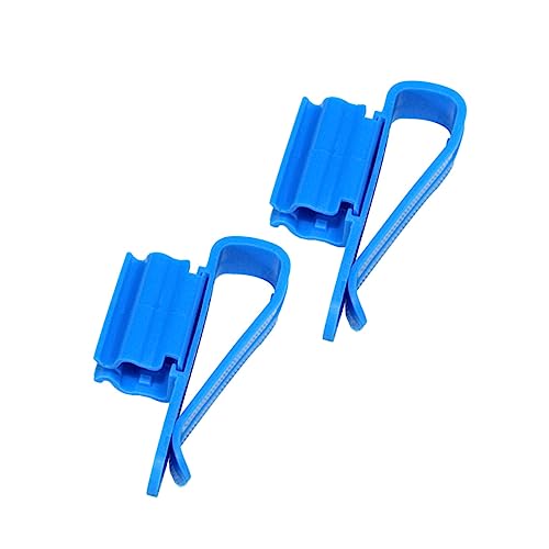 BAZEITFLOW 2St Aquarium befestigter Clip Deckel Pumpe für Schlauchboote Teich Ventil klopfen Tank Bausatz Wasserhahn Aquarium Feste Klemme Aquarium Fester Clip Wasserhalter für Aquarien Blue von BAZEITFLOW