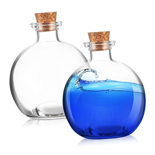 BAZEITFLOW 2stücke Terrarien Mit Korkdeckel Moosflasche Transparente Glasterrarien Für Heimdekoration Hydrokultur Mikrolandschaftsbehälter BAZEITFLOW 2stücke Terrarien Mit Korkdeckel Moosflasche Transparente Glasterrarien Für Heimdekoration Hydrokultur Mikrolandschaftsbehälter von BAZEITFLOW