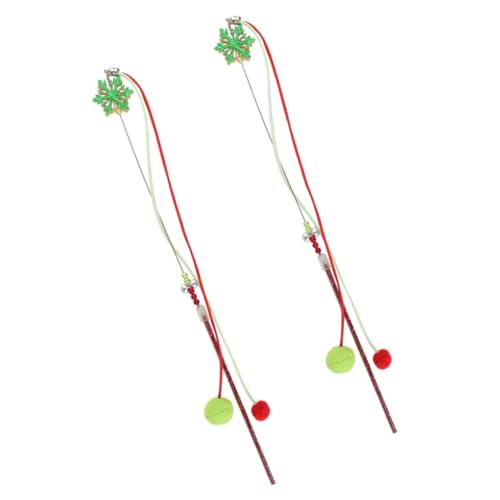 BAZEITFLOW 2Stücke Weihnachts Katzenangelstäbe Interaktive Spielzeuge Für Katzen Anregung Indoor Jagdinstinkte Und Gesundheit Und Tragbar BAZEITFLOW 2Stücke Weihnachts Katzenangelstäbe Interaktive Spielzeuge Für Katzen Anregung Indoor Jagdinstinkte Und Gesundheit Und Tragbar von BAZEITFLOW