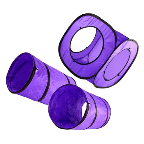 BAZEITFLOW 3 Stück Katzentunnel Set mit Doppelkanal Rascheltunnel für Kätzchen Kratzfestes Polyester Spieltunnel für Katzen Indoor Beschäftigung und Bewegung BAZEITFLOW 3 Stück Katzentunnel Set mit Doppelkanal Rascheltunnel für Kätzchen Kratzfestes Polyester Spieltunnel für Katzen Indoor Beschäftigung und Bewegung von BAZEITFLOW