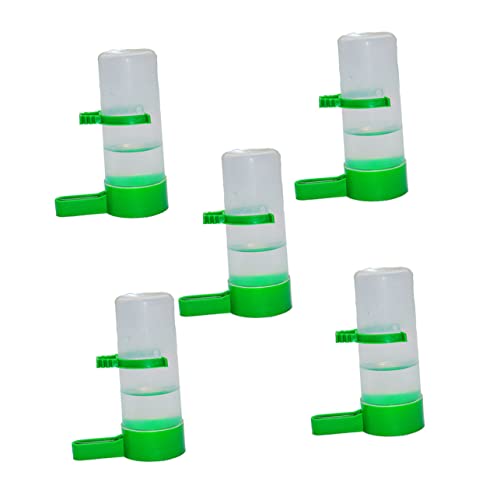 BAZEITFLOW 5 Stück Kleiner Vogeltrinker Automatischer Wasserspender für Vögel aus Langlebigem für Käfige Budgies und Nymphensittiche BAZEITFLOW 5 Stück Kleiner Vogeltrinker Automatischer Wasserspender für Vögel aus Langlebigem für Käfige Budgies und Nymphensittiche von BAZEITFLOW