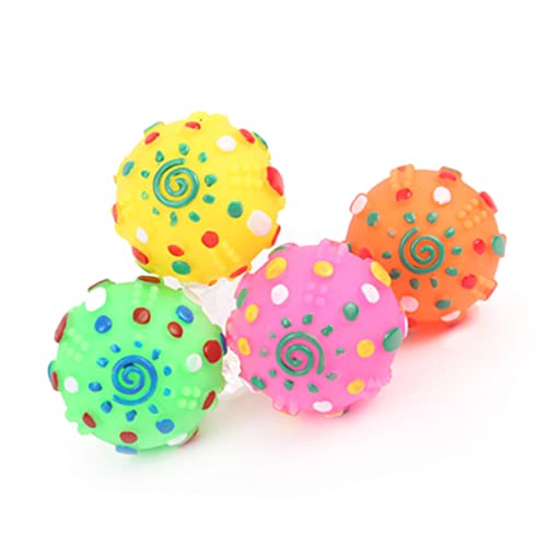 BAZEITFLOW 5St Haustier Dog Toy hundespielzeuge hundspielzeug hundenapf Set Hundeball Dogs Toys Soundspielzeug für Hunde Ballspielzeug für Hunde Pet-Ball- von BAZEITFLOW