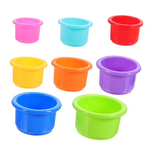 BAZEITFLOW 8 Stück Kaninchen Stapelbecher Spielzeug Futterversteck Buntes Sicheres Design für Haustiere für Hasen und Kleintiere BAZEITFLOW 8 Stück Kaninchen Stapelbecher Spielzeug Futterversteck Buntes Sicheres Design für Haustiere für Hasen und Kleintiere von BAZEITFLOW