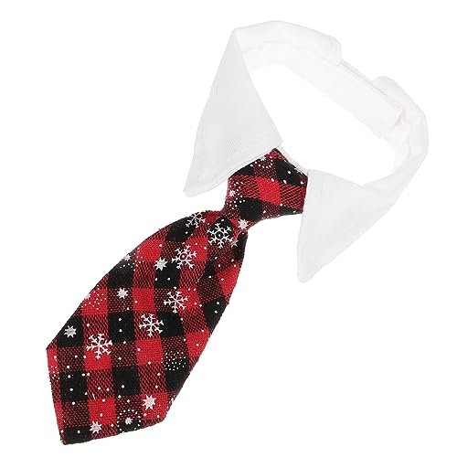 BAZEITFLOW Glücklich Sitz Katzenfliege Hunde-Outfit Hundebandana Wurf Hundeschals Binden Individuelles Hundehalsband -Bandana Beruhigungshalsband Für Hunde Zubehör Kragen Polyester Rot von BAZEITFLOW