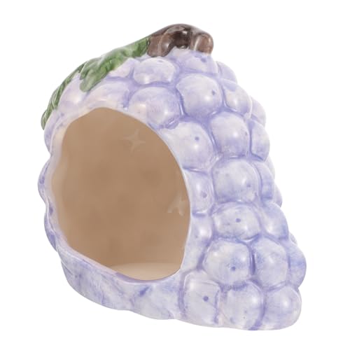 BAZEITFLOW Keramik Hamster Nest Obsthausförmiges Hamster Kühlhaus für Sommer Halbgeschlossenes Design Dekorativ und Sicher für Kleine Haustiere für Ratten und Igel BAZEITFLOW Keramik Hamster Nest Obsthausförmiges Hamster Kühlhaus für Sommer Halbgeschlossenes Design Dekorativ und Sicher für Kleine Haustiere für Ratten und Igel von BAZEITFLOW